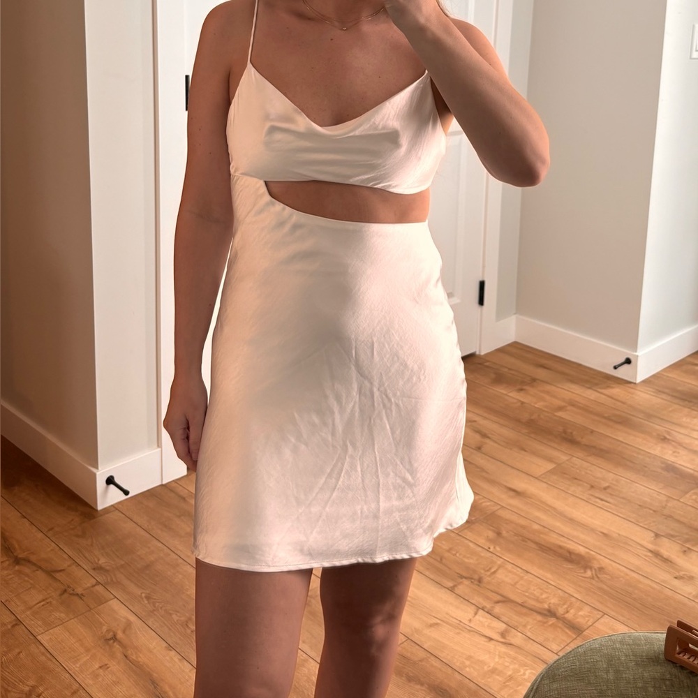 White Fox Boutique high vibrations mini dress